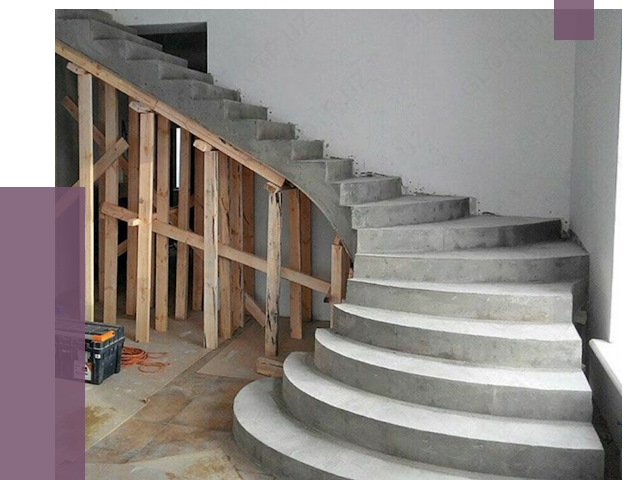 Изготовление бетонных лестниц под ключ в Лесне от 20270 руб. | ПРОЛЁТ-Лсн