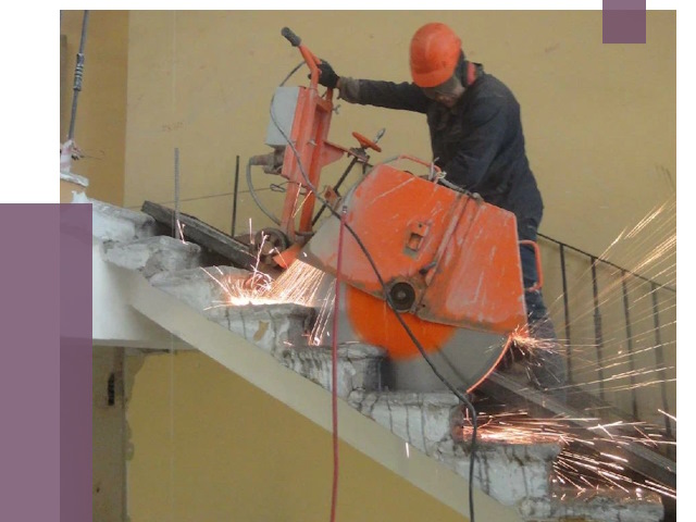 Демонтаж бетонных лестниц в Лесне от 4678 руб. за м2 | ПРОЛЁТ-Лсн