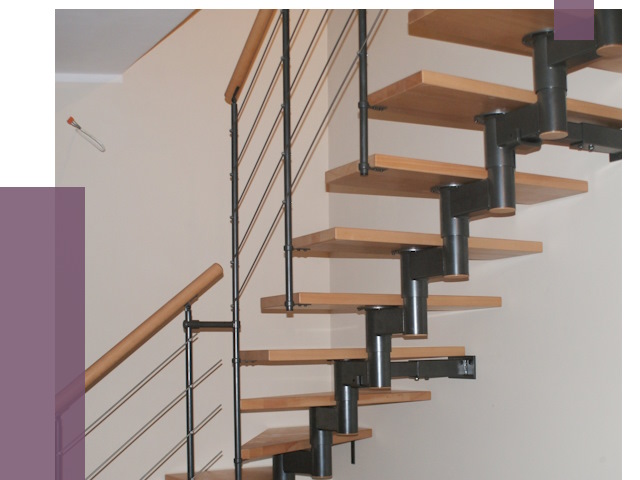 Изготовление модульных лестниц в Лесне от 11694 руб. 