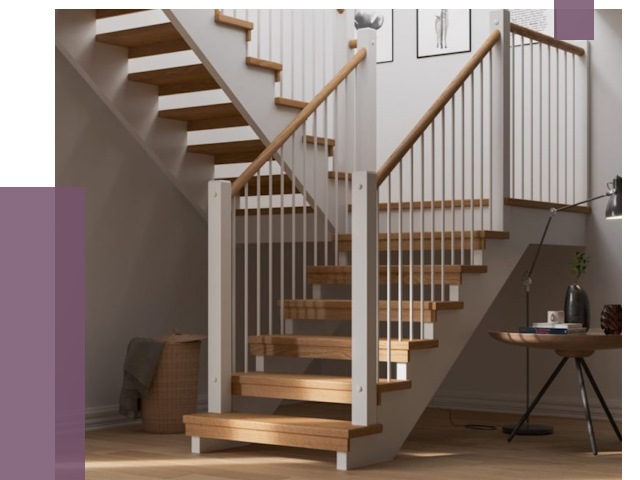 Маршевые лестницы в Лесне от 38721 руб. — монтаж | ПРОЛЁТ-Лсн