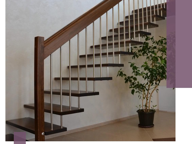 Лестницы на больцах под ключ в Лесне – изготовление и монтаж