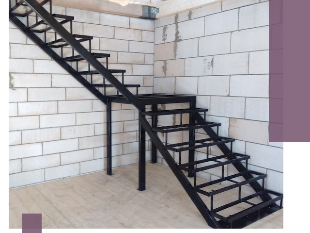 Лестницы на металлокаркасе под ключ в Лесне — изготовление и монтаж