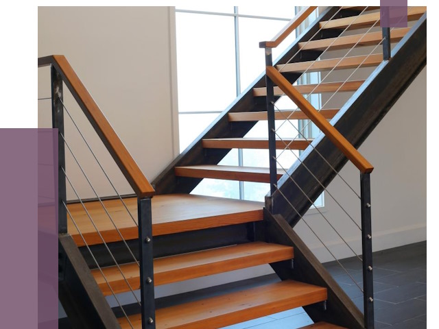 Изготовление лестниц на металлокаркасе в Лесне от 19231 руб. | ПРОЛЁТ-Лсн