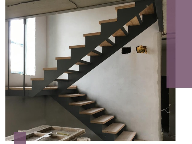 Изготовление лестниц на металлокаркасе в Лесне от производителя