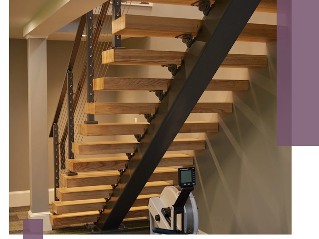 Лестницы на монокосоурах под ключ в Лесне - изготовление и монтаж