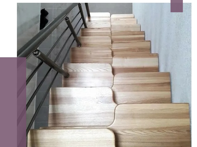 Лестницы гусиный шаг в Лесне от 13254 руб. под ключ | ПРОЛЁТ-Лсн