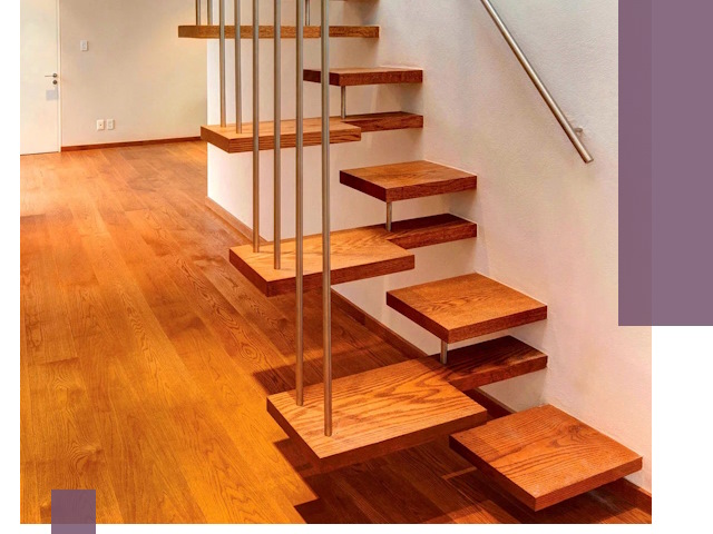 Лестницы «гусиный шаг» на заказ в Лесне для узких пространств