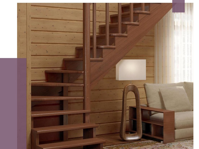 Лестницы эконом класса в Лесне от 18555 руб. бюджетные решения