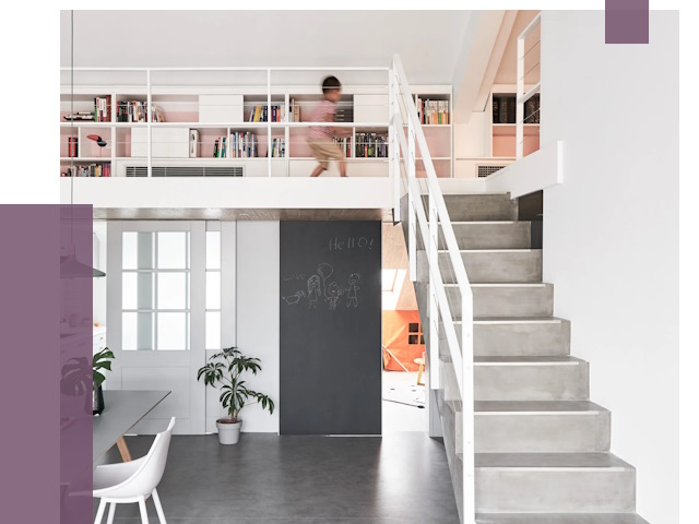 Лестницы для двухуровневой квартиры в Лесне от 179314 руб. | ПРОЛЁТ-Лсн