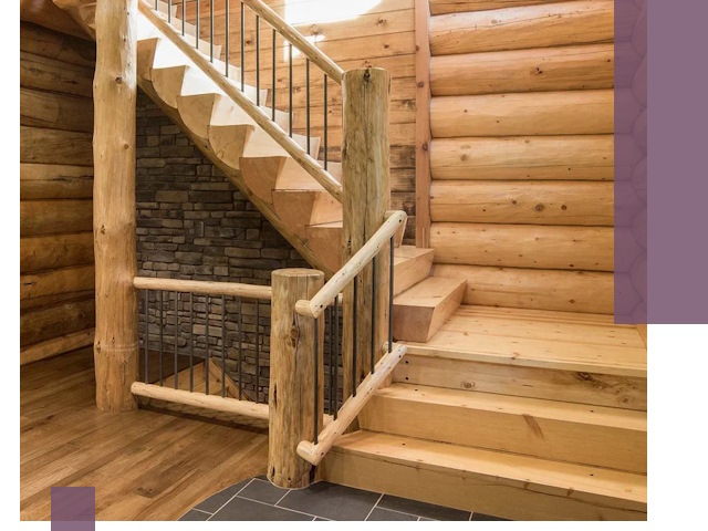 Лестницы в баню под заказ и профессиональный монтаж в Лесне