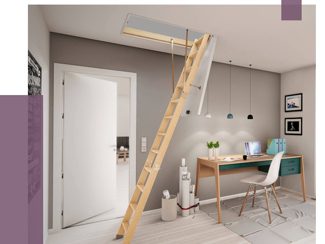 Чердачные лестницы в Лесне — от 14813 руб. | ПРОЛЁТ-Лсн