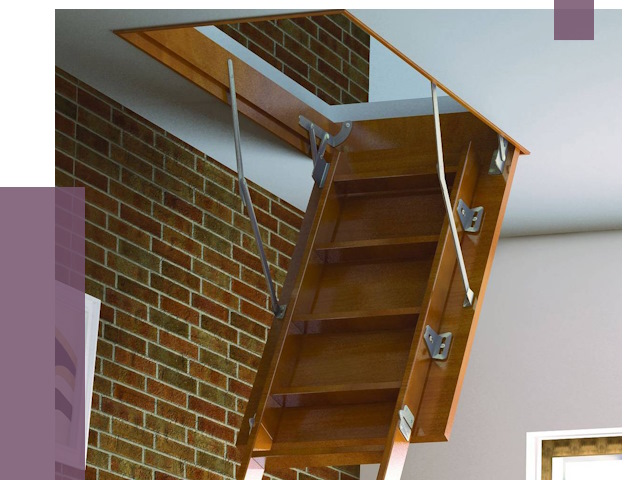 Установка чердачной лестницы в Лесне от 7952 руб. | ПРОЛЁТ-Лсн