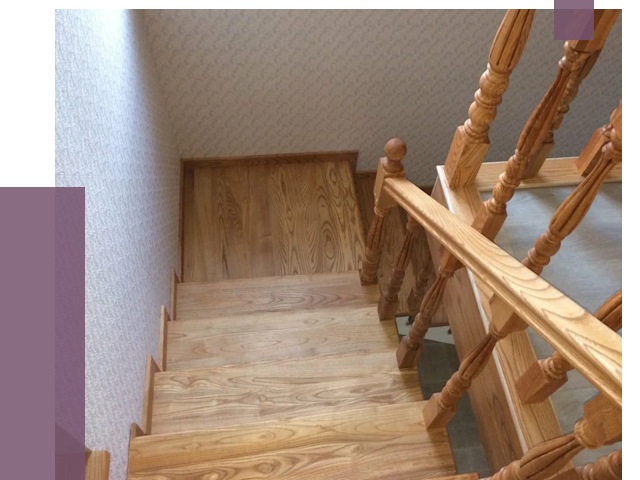 Сосновые лестницы в Лесне под ключ от 8212 руб.  | ПРОЛЁТ-Лсн