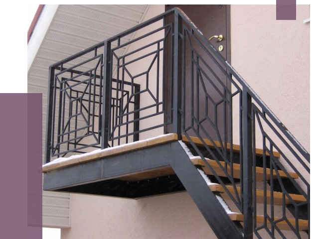 Металлические перила в Лесне от 4366 руб.  | ПРОЛЁТ-Лсн