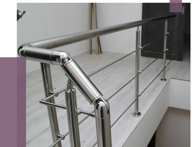 Перила из нержавеющей стали в Лесне от 9148 руб. под ключ | ПРОЛЁТ-Лсн