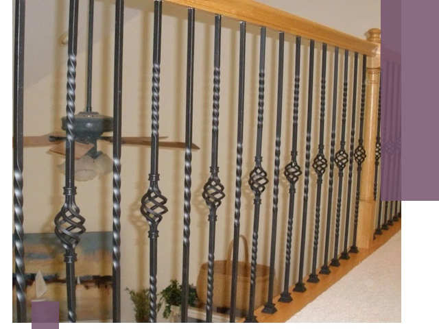Изготовление и монтаж кованных перил в Лесне под ключ