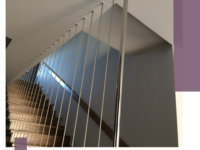 Тросовые перила под ключ в Лесне — производство и монтаж