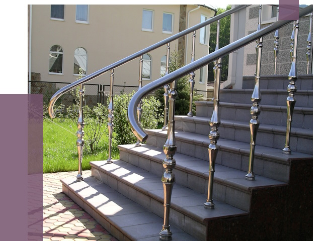 Перила для крыльца в Лесне от 10915 руб. — монтаж ПРОЛЁТ-Лсн