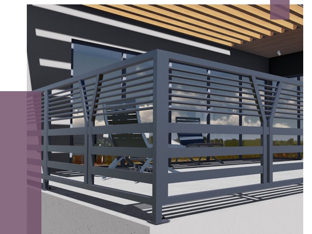 Изготовление балконных ограждений в Лесне от 10915 руб. | ПРОЛЁТ-Лсн