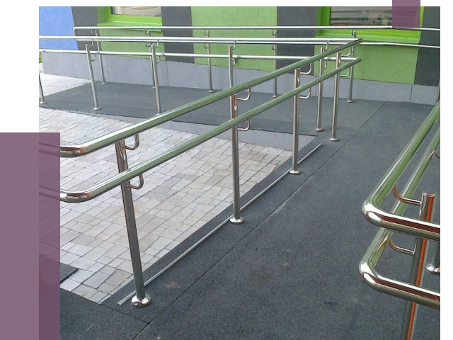 Ограждения пандусов в Лесне от 4418 руб. монтаж | ПРОЛЁТ-Лсн