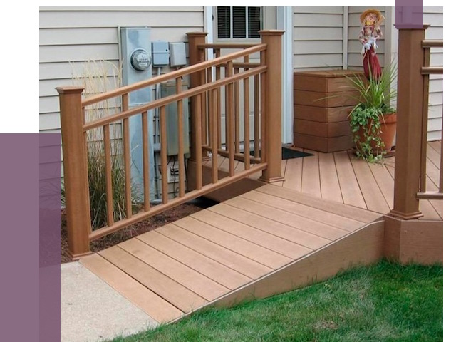 Пандус на крыльцо в Лесне под ключ от 7900 руб. 