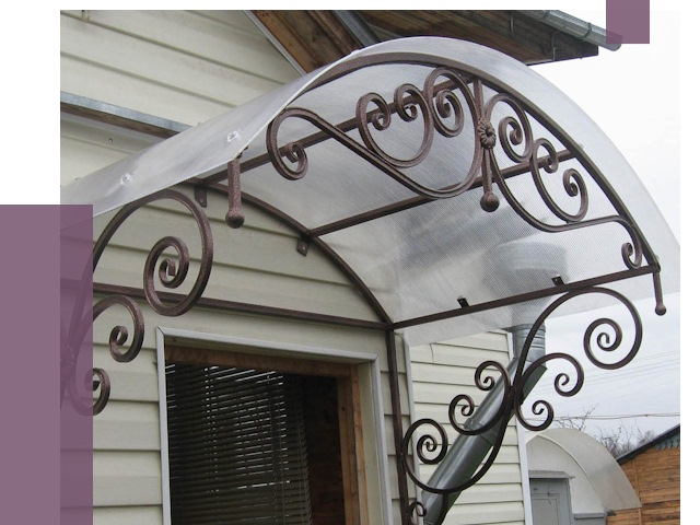 Изготовление козырьков в Лесне от 7484 руб. — заказать | ПРОЛЁТ-Лсн