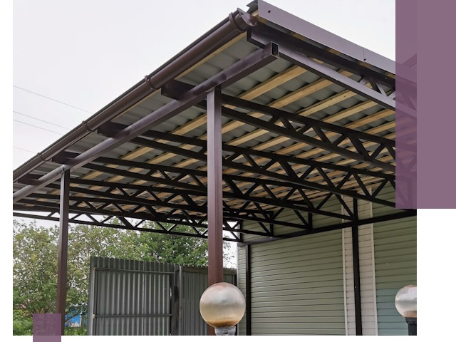 Навесы под ключ в Лесне: изготовление, монтаж и гарантия