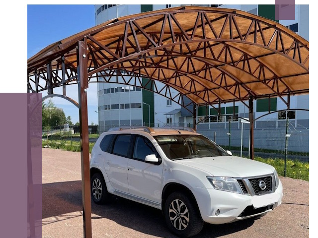 Недорогие навесы в Лесне от 43659 руб.  | ПРОЛЁТ-Лсн