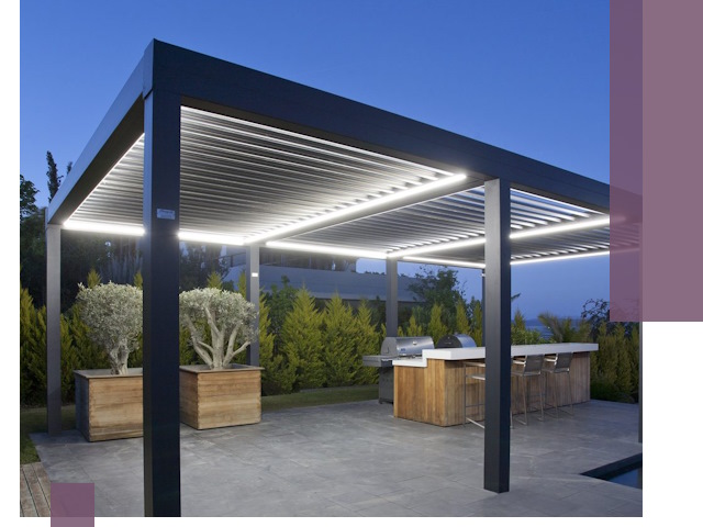 Навесы отдельно стоящие под ключ в Лесне из металла и поликарбоната