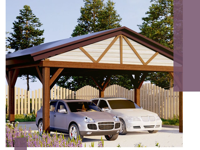 Навесы для автомобиля в Лесне — изготовление и монтаж