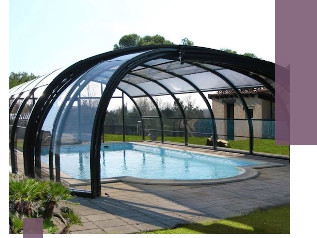 Навесы для бассейна в Лесне: изготовление и монтаж под ключ