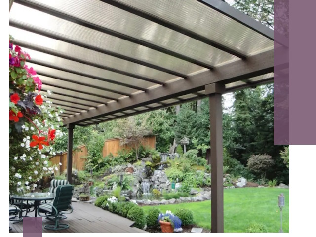 Навесы из поликарбоната под ключ в Лесне быстро и надёжно