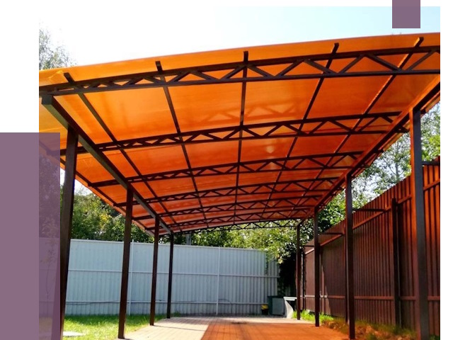 Односкатные навесы под ключ в Лесне от 13358 руб. 