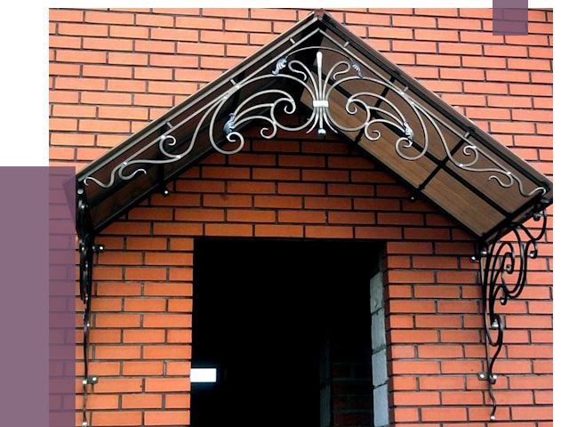 Металлические козырьки в Лесне от 10863 руб. 