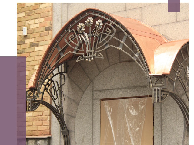 Арочные козырьки в Лесне от 14813 руб. 