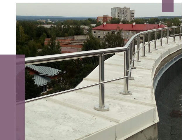 Парапеты и ограждения кровли в Лесне от 5042 руб.