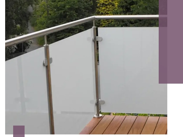 Алюминиевые парапеты для балконов и террас в Лесне