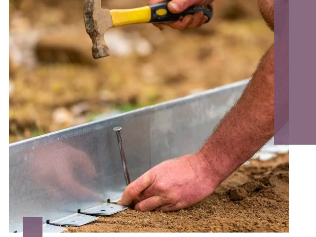 Монтаж металлических бордюров в Лесне быстро и качественно