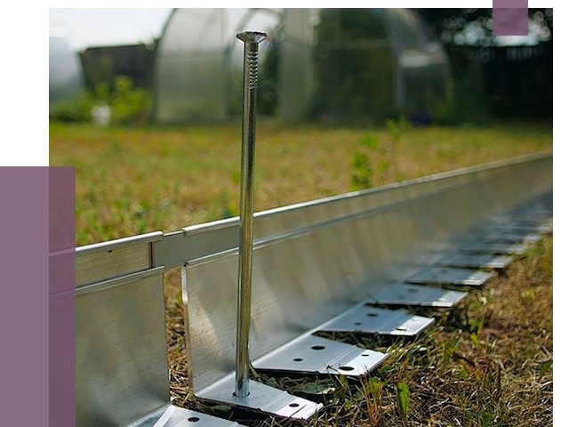 Металлические бордюры для газона в Лесне от 4366 руб. | ПРОЛЁТ-Лсн