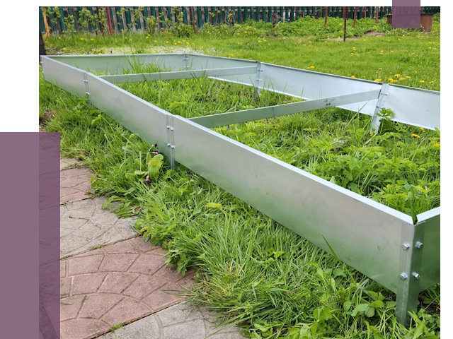 Металлические бордюры для грядок в Лесне от 1819 руб. 