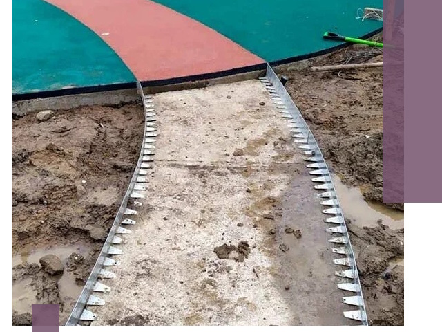 Металлические бордюры для дорожек в Лесне — монтаж и изготовление