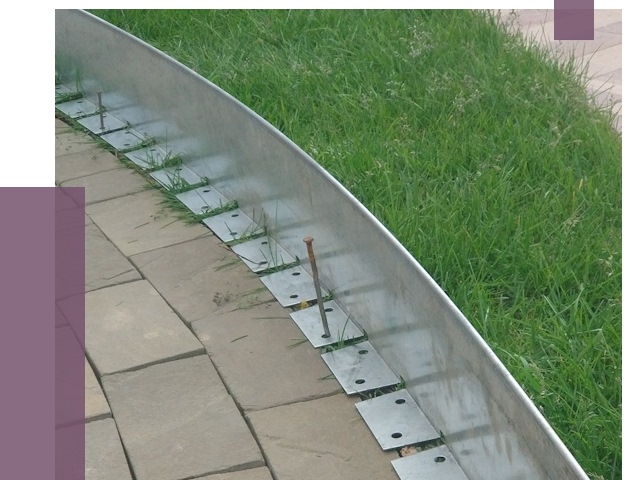 Металлические бордюры для тротуаров в Лесне от 8836 руб.