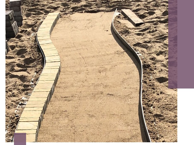 Металлические бордюры для тротуаров в Лесне — прочные и долговечные