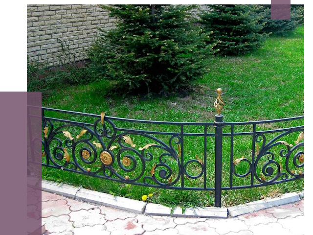 Кованые газонные ограждения в Лесне от 7744 руб. — ПРОЛЁТ-Лсн