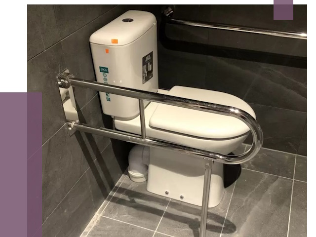 Поручни для санузлов в Лесне от 4366 руб. | ПРОЛЁТ-Лсн