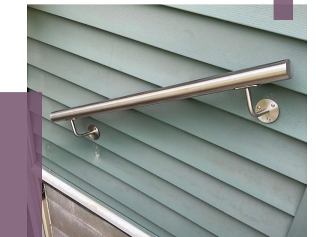 Поручни из нержавеющей стали в Лесне от 7796 руб.  | ПРОЛЁТ-Лсн