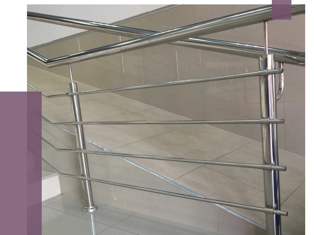 Изготовление поручней из нержавеющей стали в Лесне